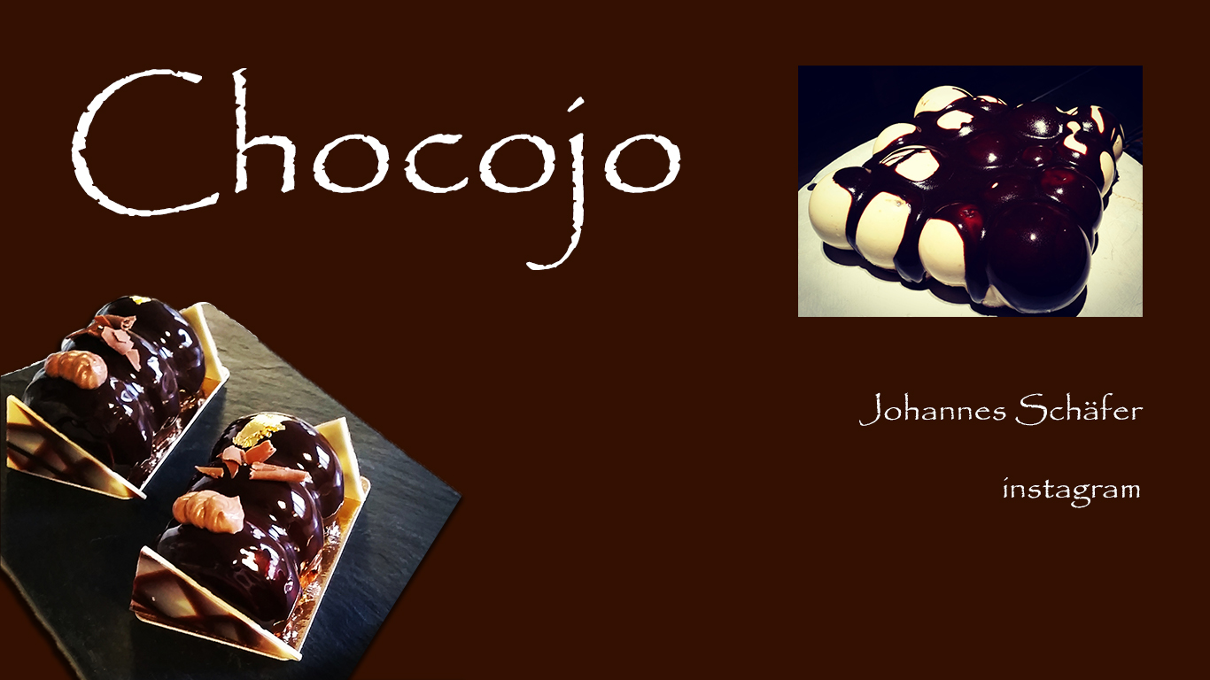 chocojo patisserie pastry johannes schaefer chocolate chefstable chefsroll mousse cake